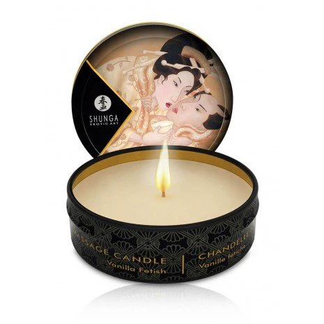 Shunga Mini Caress By Candelight Vela Masaje Vainilla 30ml