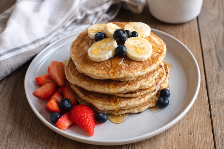 Pancakes de avena saludables y fáciles